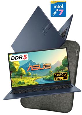 NOTEBOOK ASUS VIVOBOOK CORE 7 150U 16GB DDR5 512GB Ñ + FUNDA